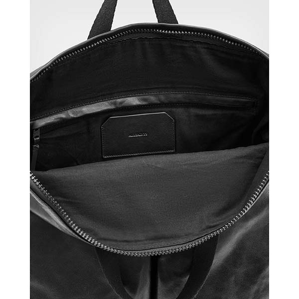 Allsaints Australia Mens Force Leather Backpack Black AU17-610